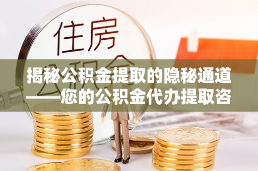 怀来揭秘公积金提取的隐秘通道——您的公积金代办提取咨询指南