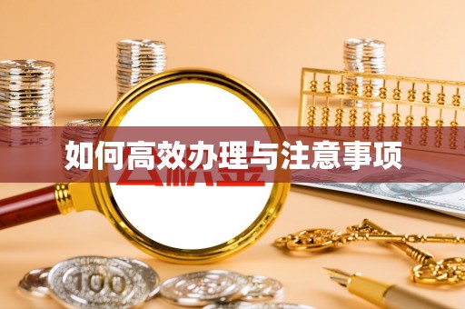 怀来如何高效办理与注意事项