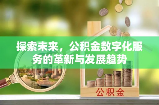 怀来探索未来，公积金数字化服务的革新与发展趋势