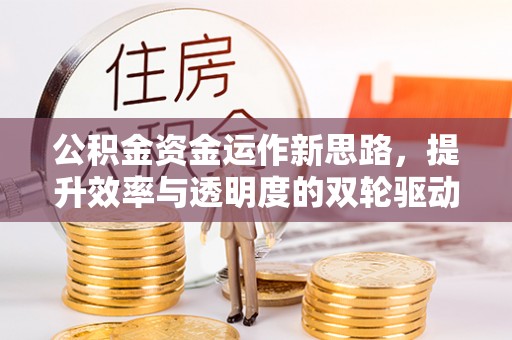 怀来公积金资金运作新思路，提升效率与透明度的双轮驱动