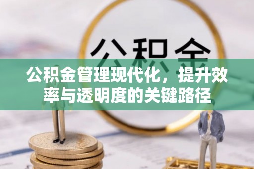 怀来公积金管理现代化，提升效率与透明度的关键路径