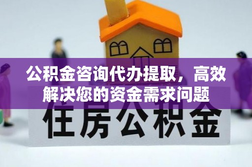怀来公积金咨询代办提取，高效解决您的资金需求问题