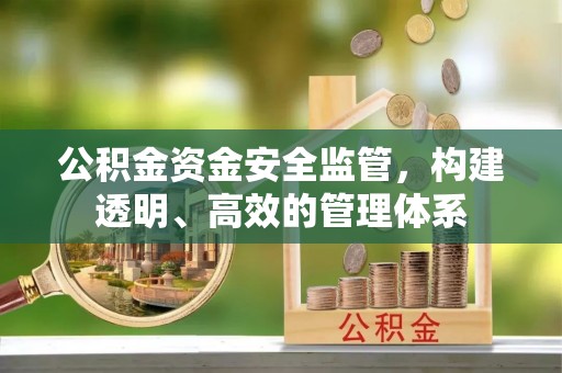 怀来公积金资金安全监管，构建透明、高效的管理体系