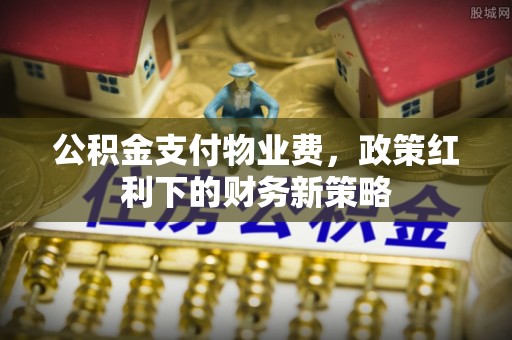 怀来公积金支付物业费，政策红利下的财务新策略